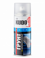 KUDO KU-2301 Грунт цинконаполненный 1K автомобильный серый 520мл 1/6шт